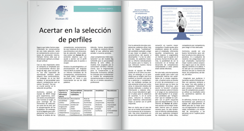 Acertar en la selección de perfiles